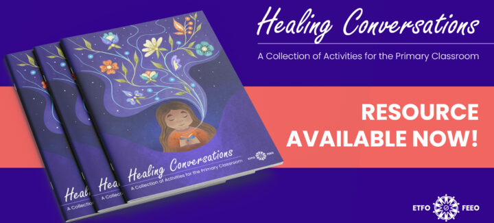Healing Conversations booklets with text stating resource available now